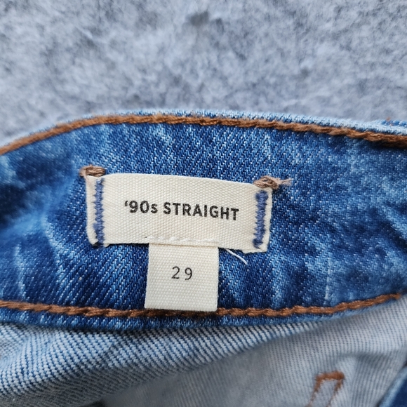 Madewell The '90s Straight Utility Jean In Fenwood Wash - Picture 7 of 11